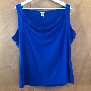 Covington Size XL Royal Blue Fashion Tank Style Top